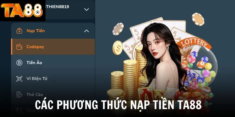 Các phương thức nạp tiền TA88
